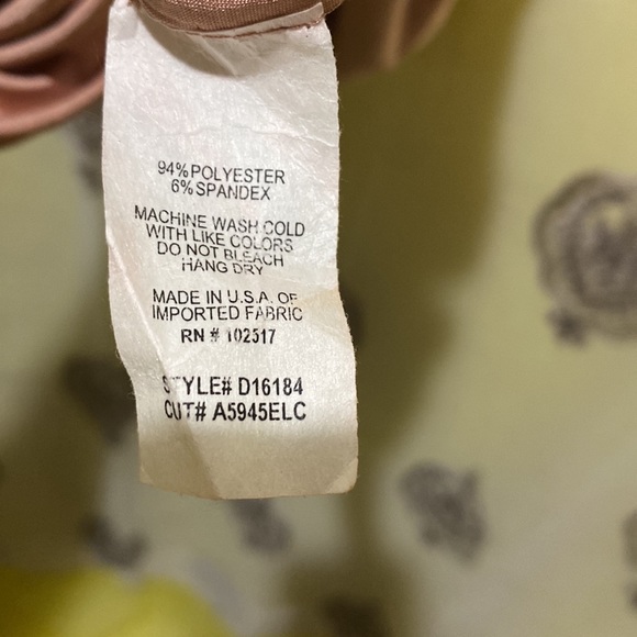 SOPRANO PINK HALTER POLYESTER/SPANDEX ELASTIC SIDE, DRESS SZ S - Picture 12 of 12